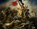 La libertad guiando al pueblo 28 de julio de 1830 El romántico Eugene Delacroix